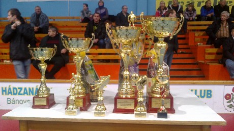 Trofeje pre víťazov XIX.ročníka 2012